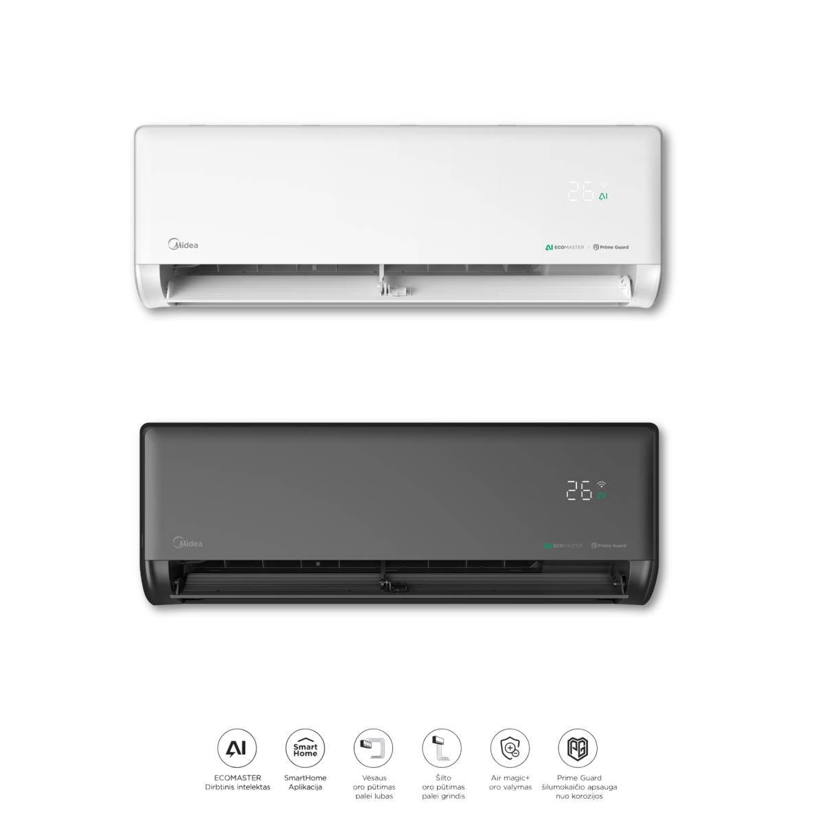 Кондиционер Midea модель NAOMI Pro - 12,000 Btu / Inverter / Новинка ! — изображение 4